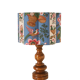 Handcrafted table lamp "Garden of Yesteryear" – Vintage turned wood from the 1970s