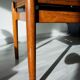 Table basse scandinave relevable extensible "smørrebrød" 1950-60