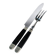 NILOX Stainless steel and ebony meat cover Empire knife + fork set