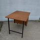 Bureau en bois et métal des années 60