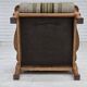 1970s, Danish armchair, original furniture wool fabric, solid oak wood.