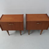 Mid century vintage set of 2 night stands