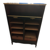 Vintage curtain filing cabinet