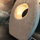 Albert Tormos brutalist stone lamp of Luberon circa 50/70