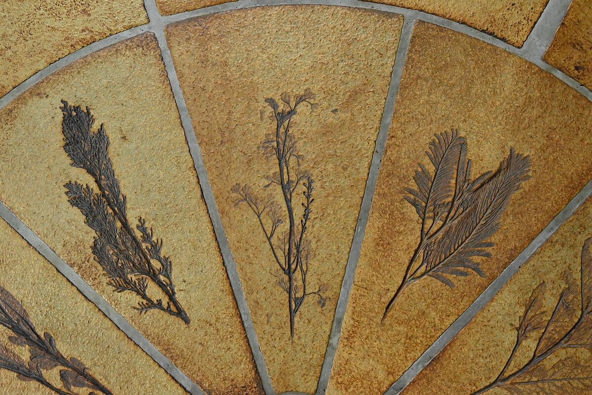 Oval coffee table signed R. Capron, collection les Herbiers, Vallauris – 1960