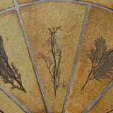 Oval coffee table signed R. Capron, collection les Herbiers, Vallauris – 1960