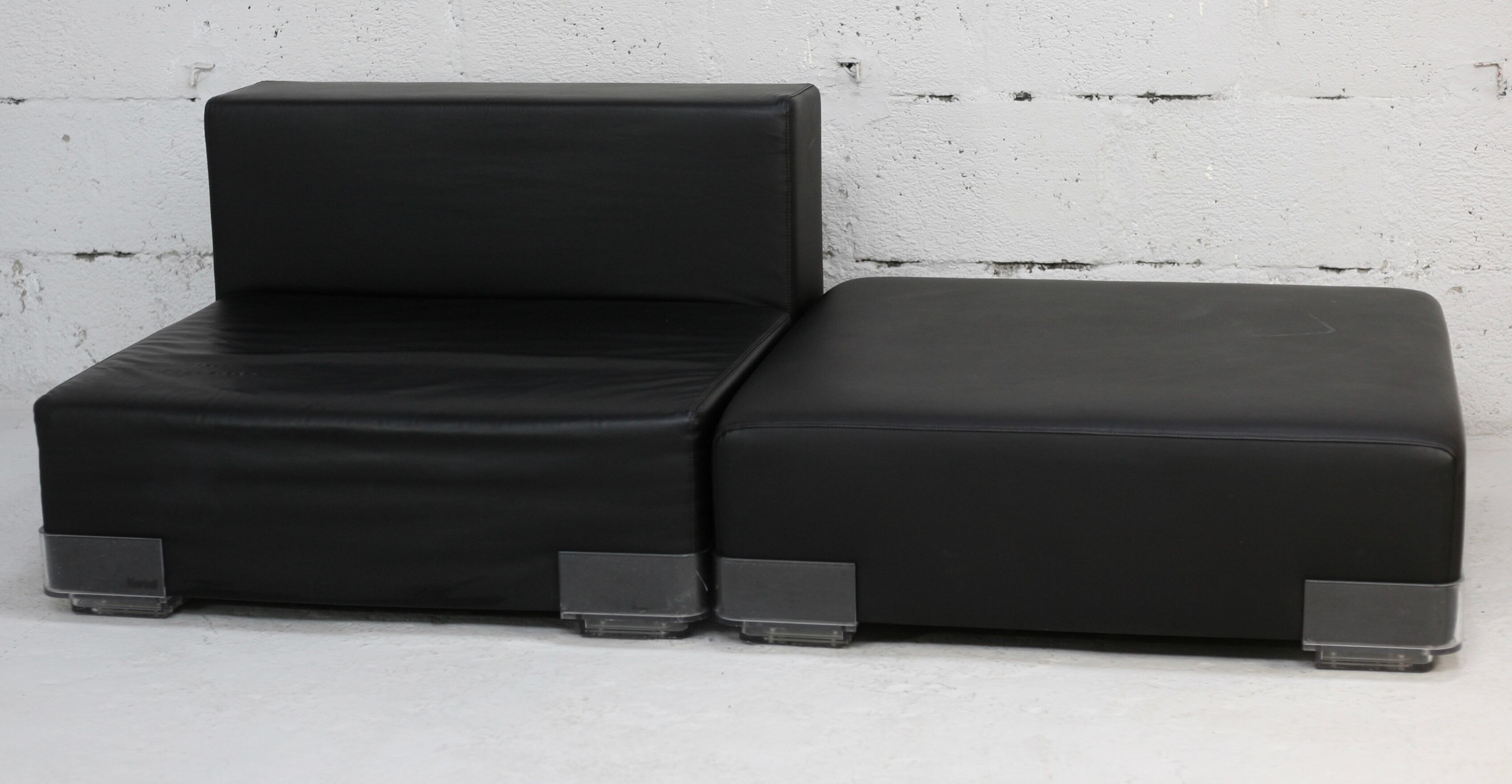 Modular sofa 2 places model "Plastics"Piero Lissoni Italy, circa 2005