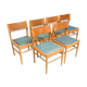 Vintage Scandinavian Dining Chairs, 1970s.