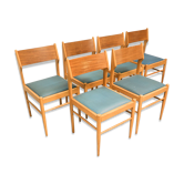 Vintage Scandinavian Dining Chairs, 1970s.