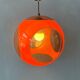 Vintage orange suspension "Bug Eye" Massive style Space Age