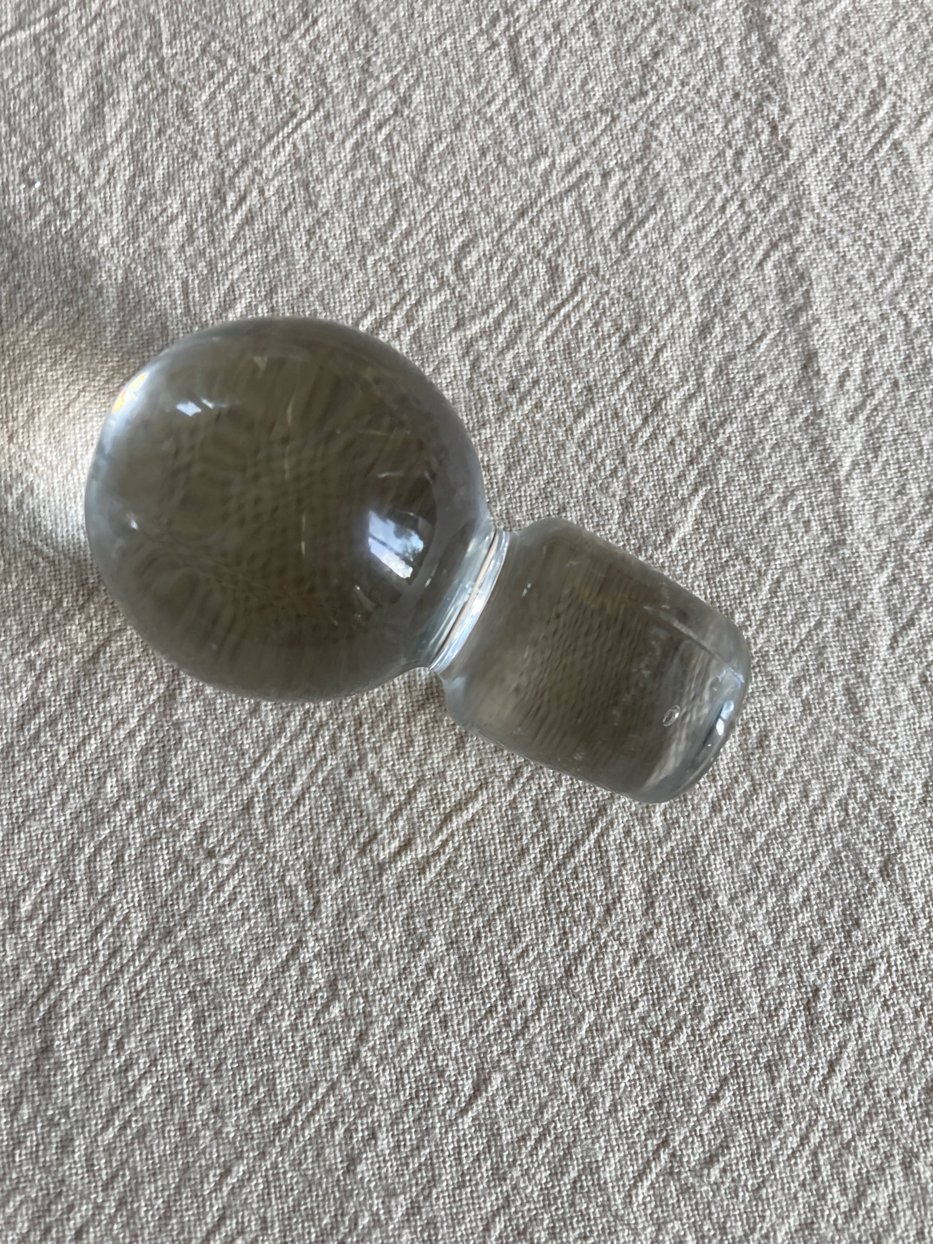 Carafe à liqueur en cristal, années 60