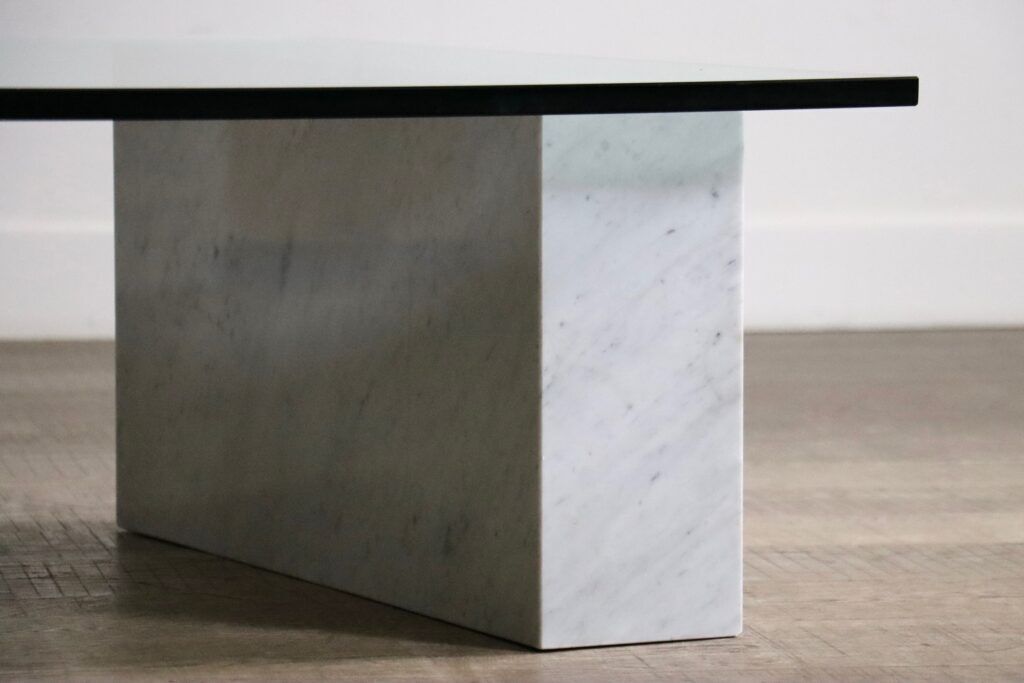 Lella and Massimo Vignelli Kono coffee table for Casigliani, Italy, circa 1984