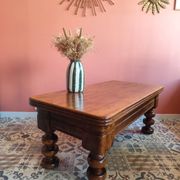Solid wood coffee table