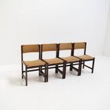 Set of Dining Chairs in the Style of Dutch Designer Martin Visser