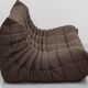 Sofa 3 places leather designed by Michel Ducaroy 1973