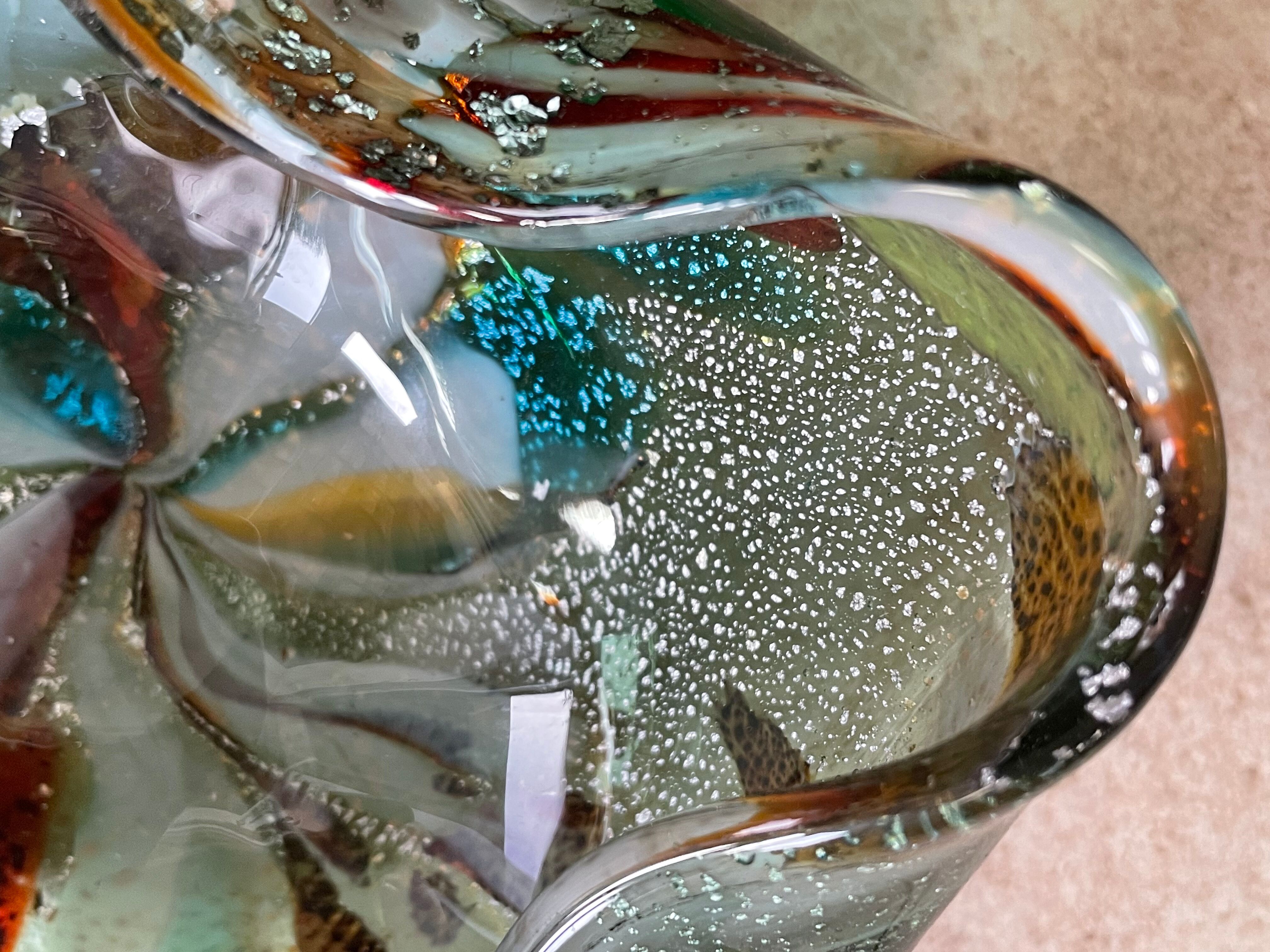 Tutu-frutti glass pocket trays from Murano circa 1960