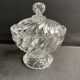 Molded crystal sugar bowl – Baccarat Twisted bamboo