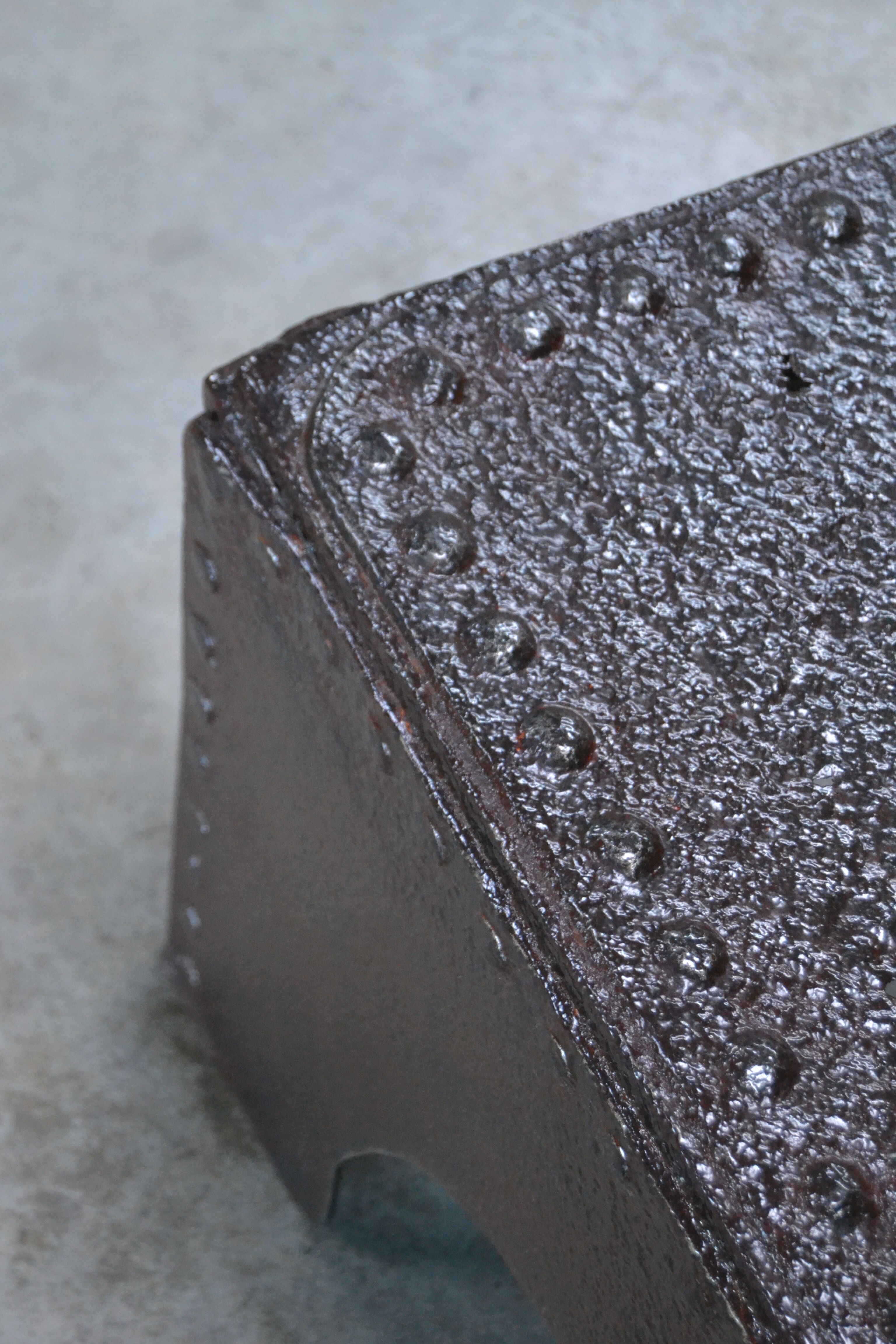 Industrial type coffee table