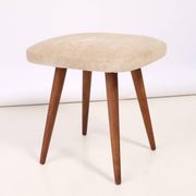 Tabouret Beige Mid-Century Modern, Europe, années 1960