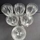 6 verres à eau Baccarat gravure Grecque inclinée