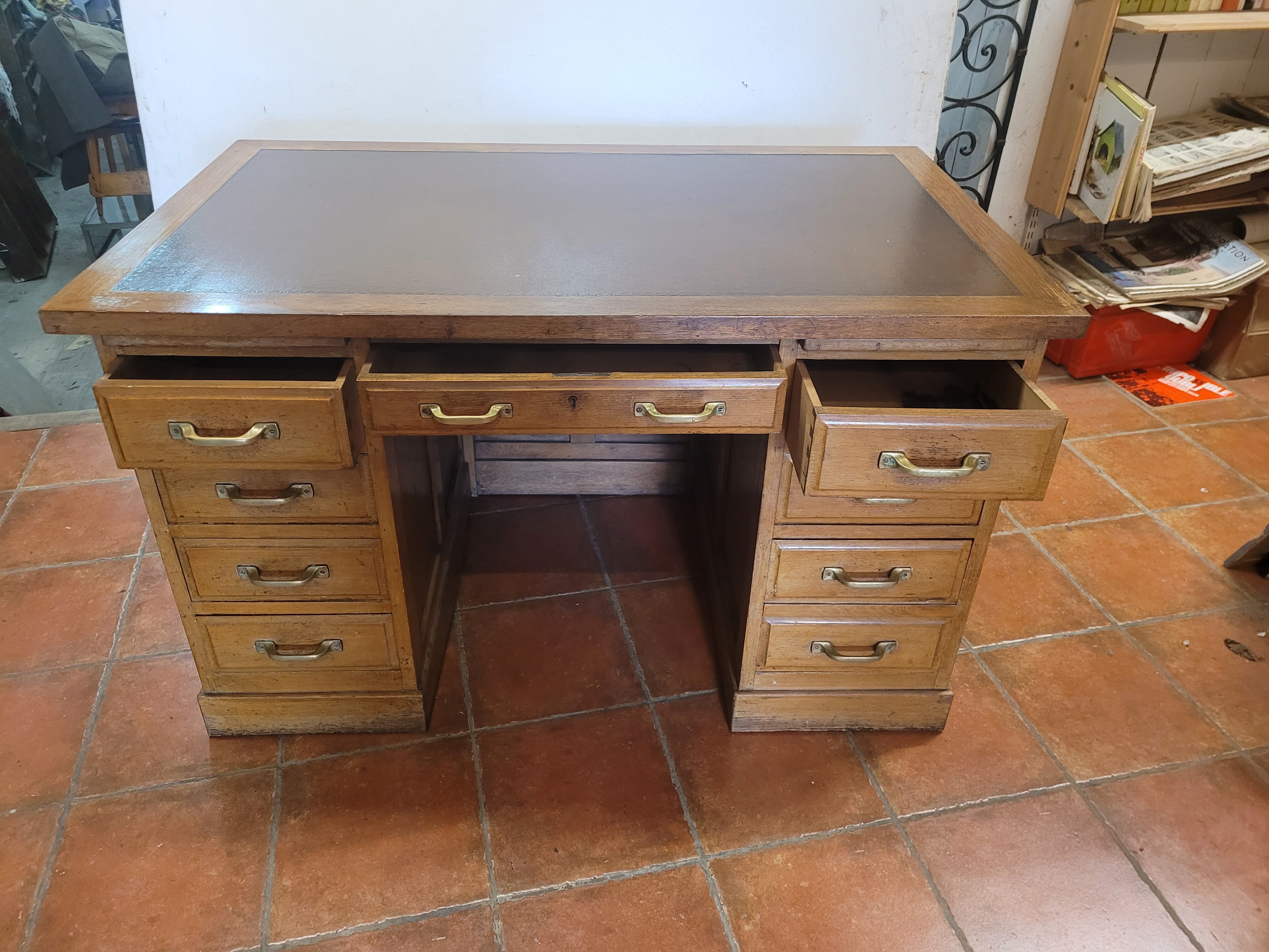 Minister's office in oak