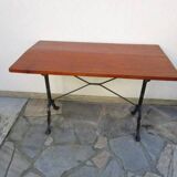 Antique rectangular bistro table