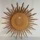 Sun mirror in gilded wood 1950