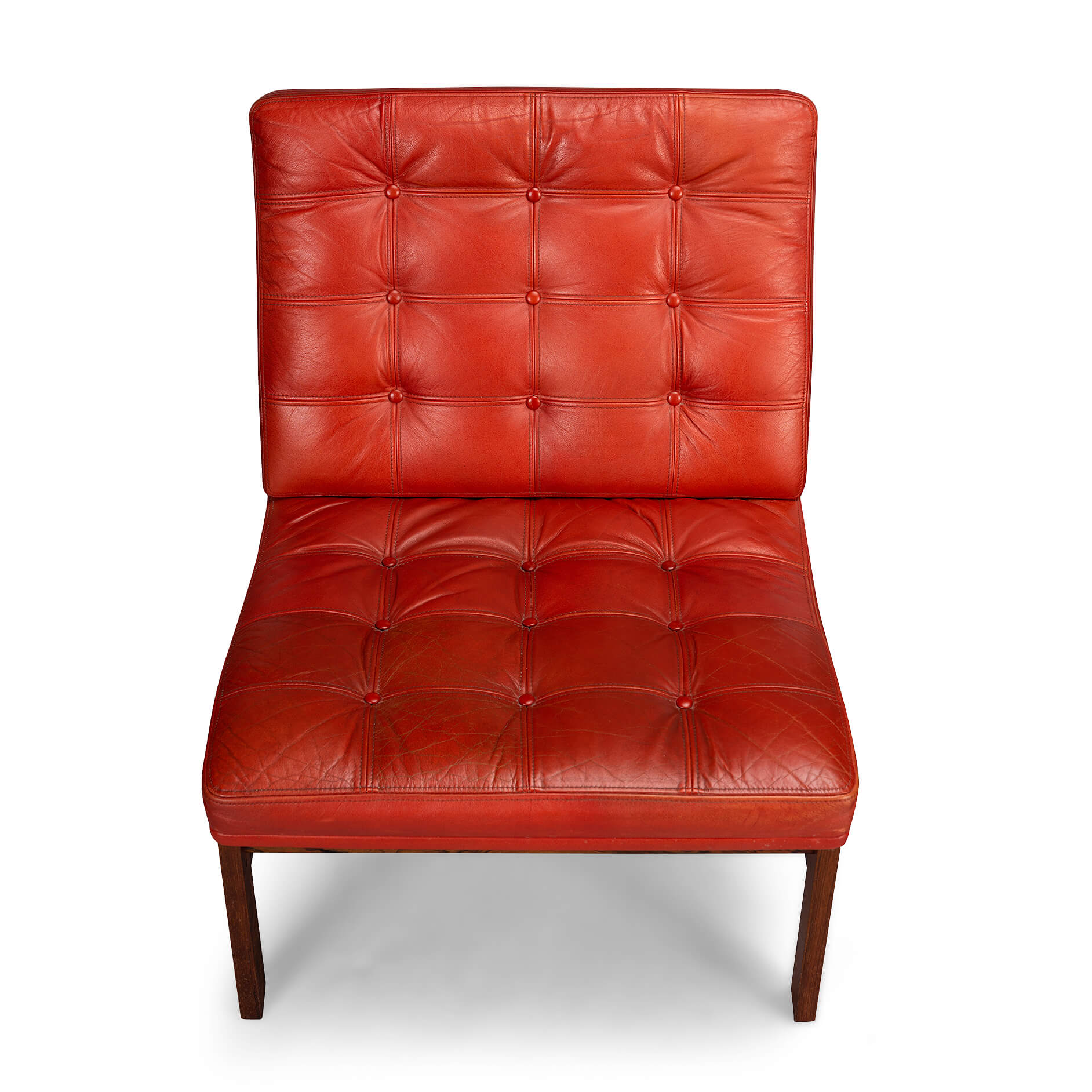 Moduline Easy chair and table by Ole Gjerlov-Knudsen, for France & Son 1960s