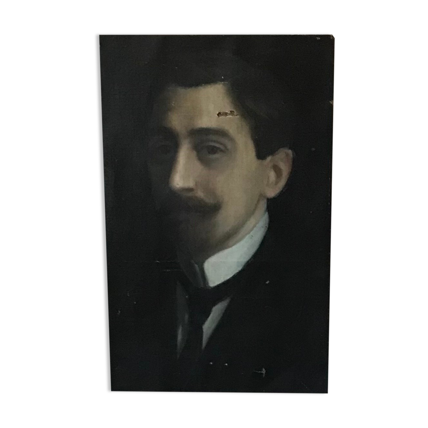 Oil on canvas portrait 19th