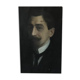 Oil on canvas portrait 19th