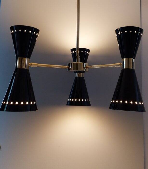 Italian chandelier Megafono - Stilnovo