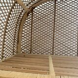 Emmanuelle rattan shelf