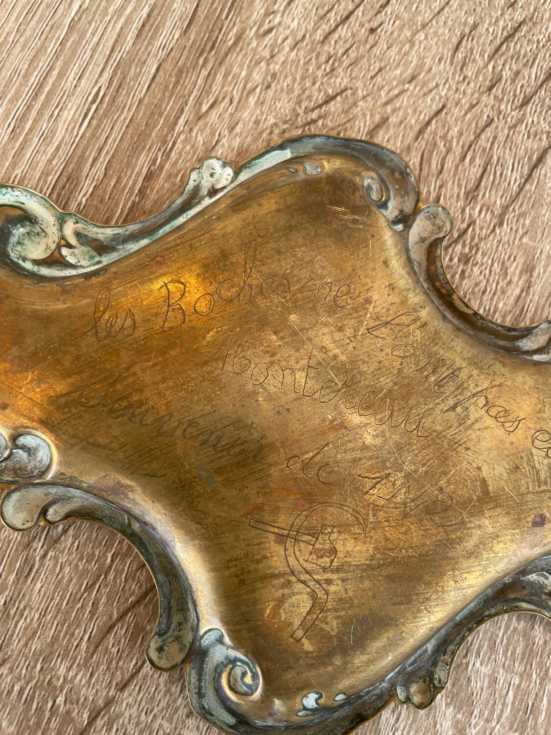 Art Nouveau trinket tray