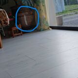 Gilded mirror with a Louis Philippe style pediment