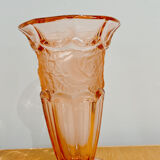 Pink art deco vase