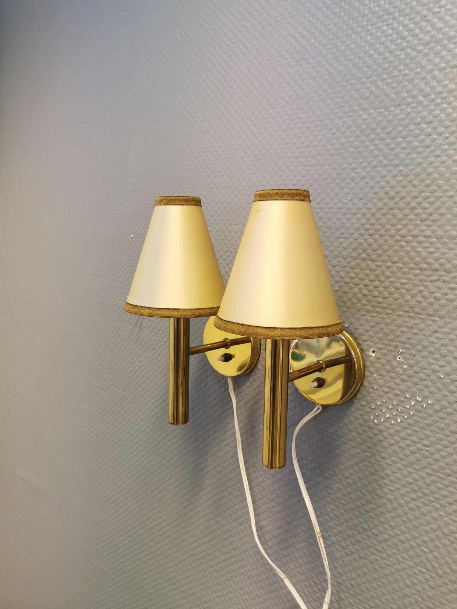 A set of wall lamps from the 70s, designed by Svend Mejlstrøm, for MS Lighting Denmark.