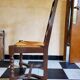 Lot de 4 chaises de salle à manger style Louis XIII