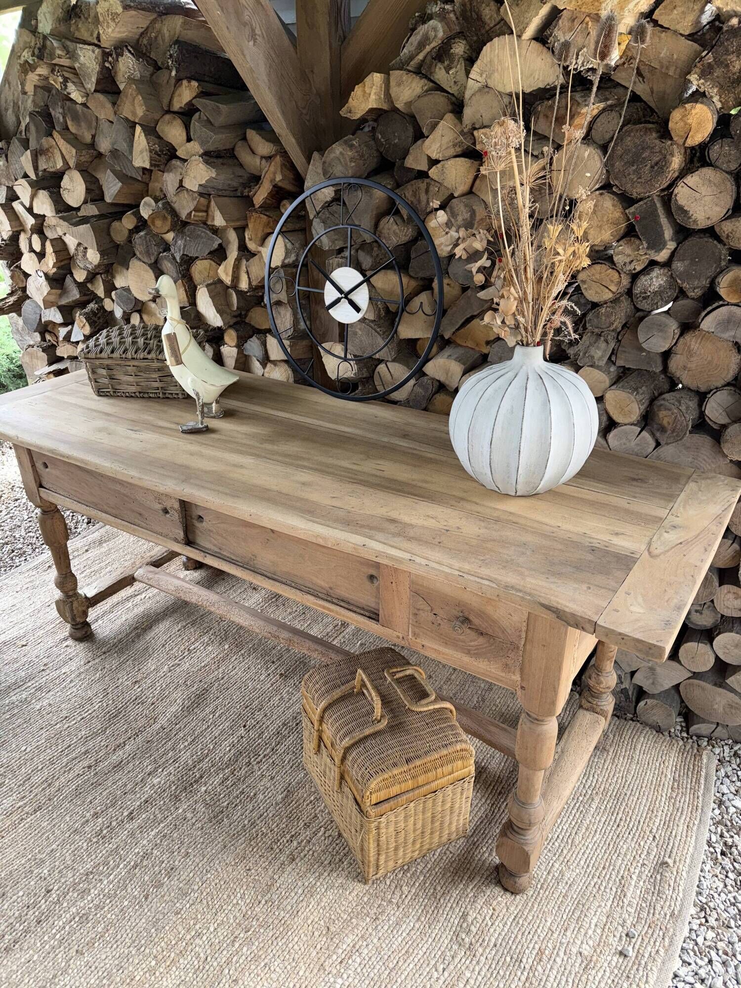 Work table or renovated antique draper's table
