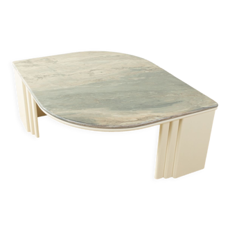 Table basse en marbre des années 1960