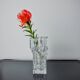 Limburg vase with ice cube effect in glass, Germany, 1970
