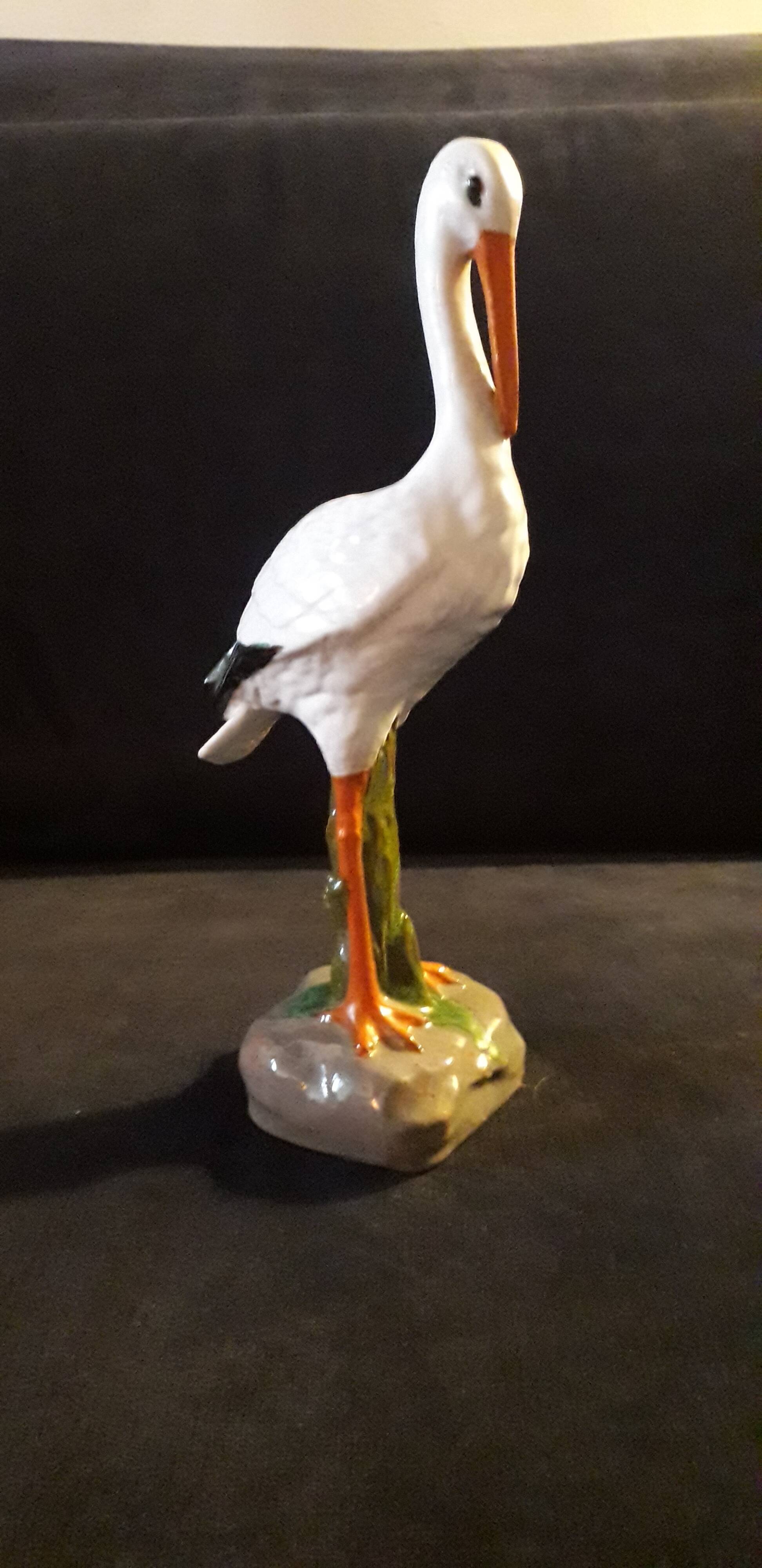 50s ceramic stork