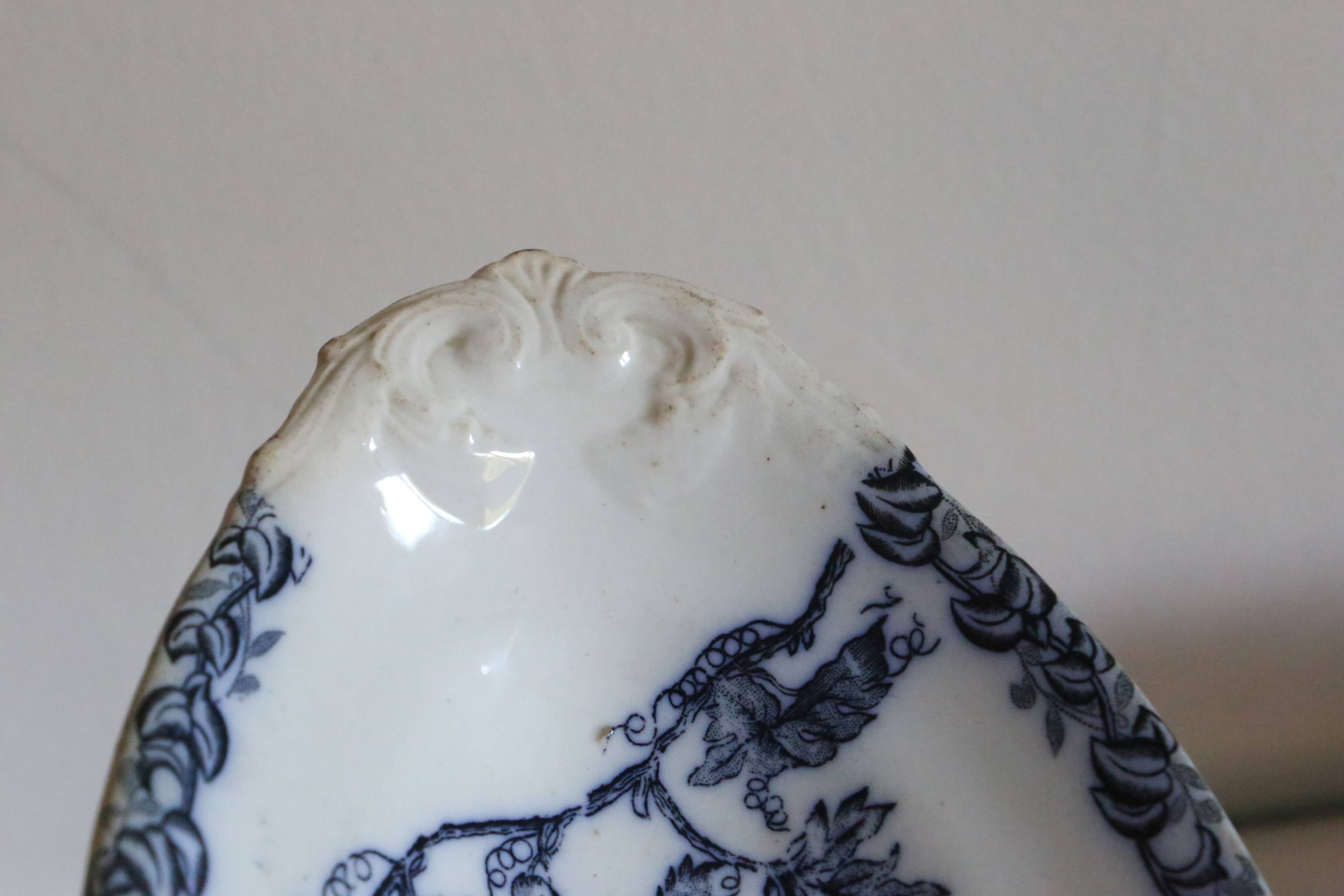 19th century iron clay dish