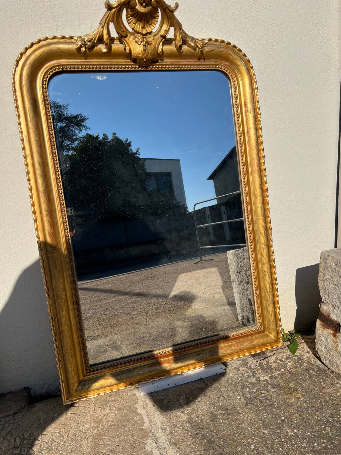 Golden Louis Philippe mirror