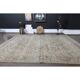 1970s Vintage Persian Handmade Wool Cotton Brown Area Rug 281x370