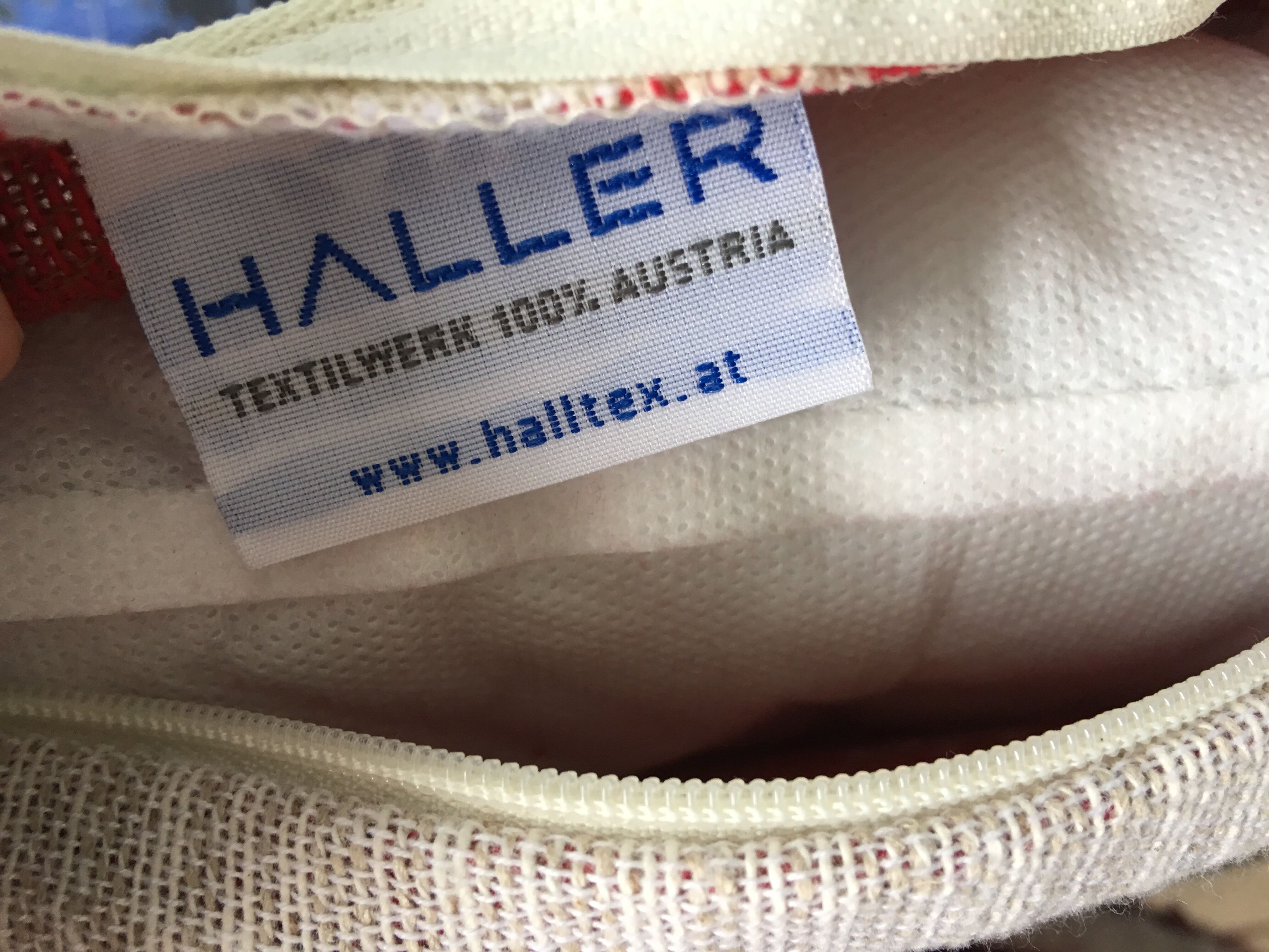 Haller Austria cotton linen cushion