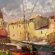 Oil painting on canvas by Salomon Le Tropézien
