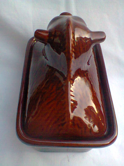 Vintage earthenware terrine