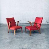 Set of Dutch Lounge Chairs, 1950s