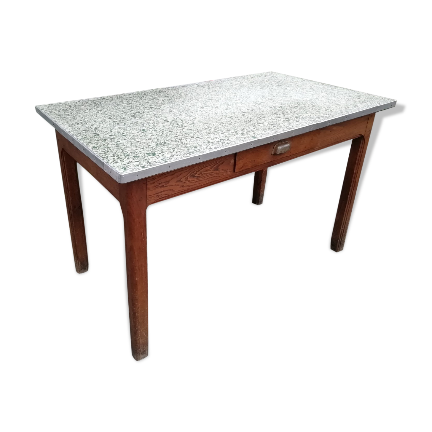 1950s oak kitchen table