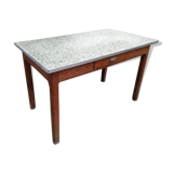 1950s oak kitchen table